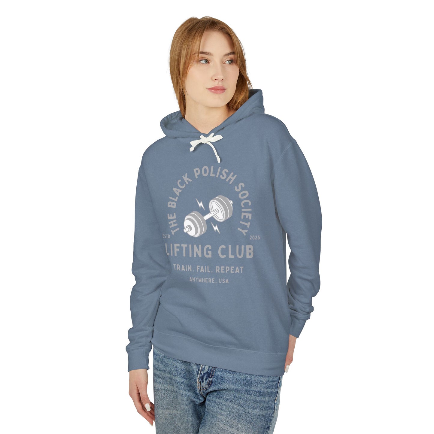 The Black Polish Society Lifting Club COMFY COTTON LINE Unisex Hoodie