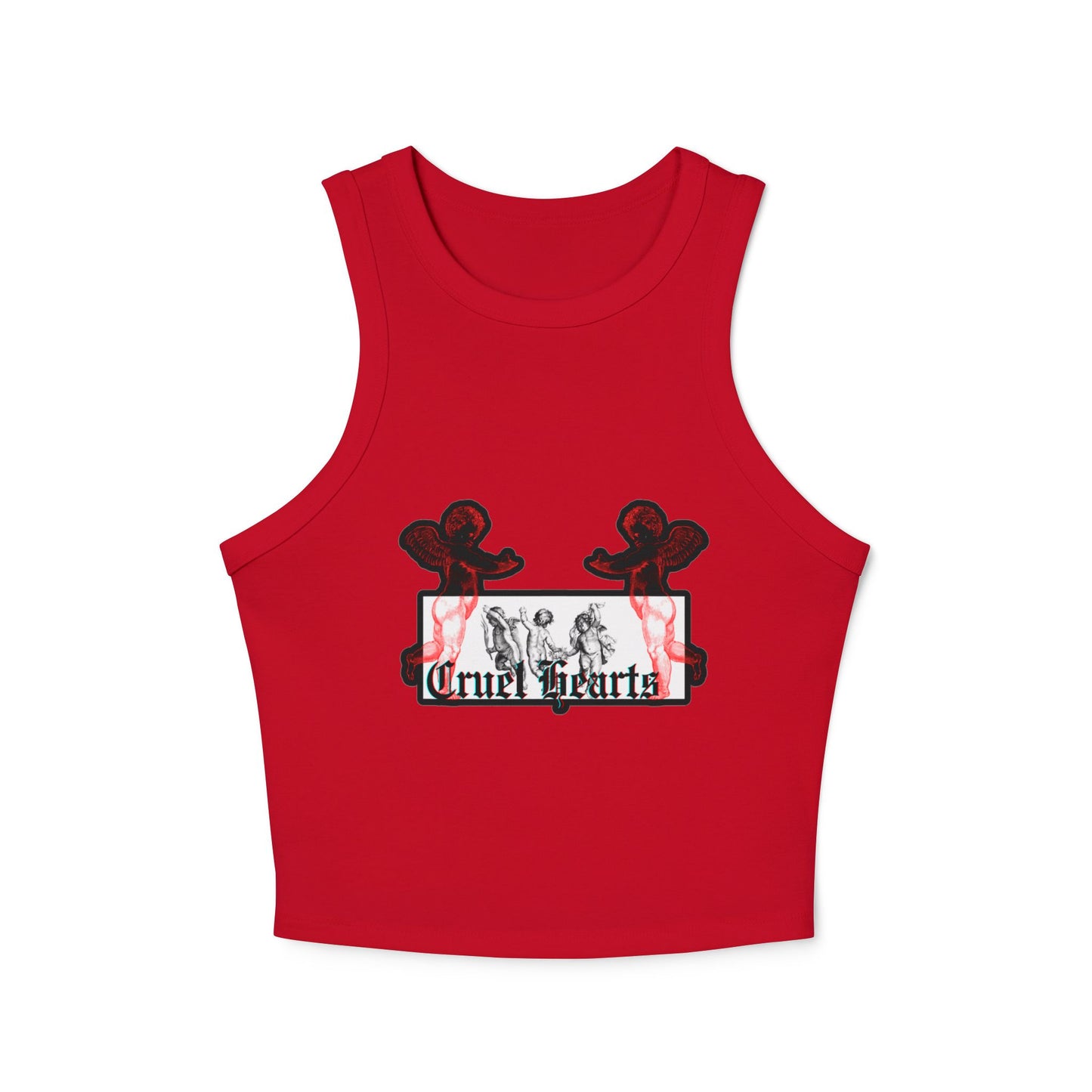 RED CROP TOP