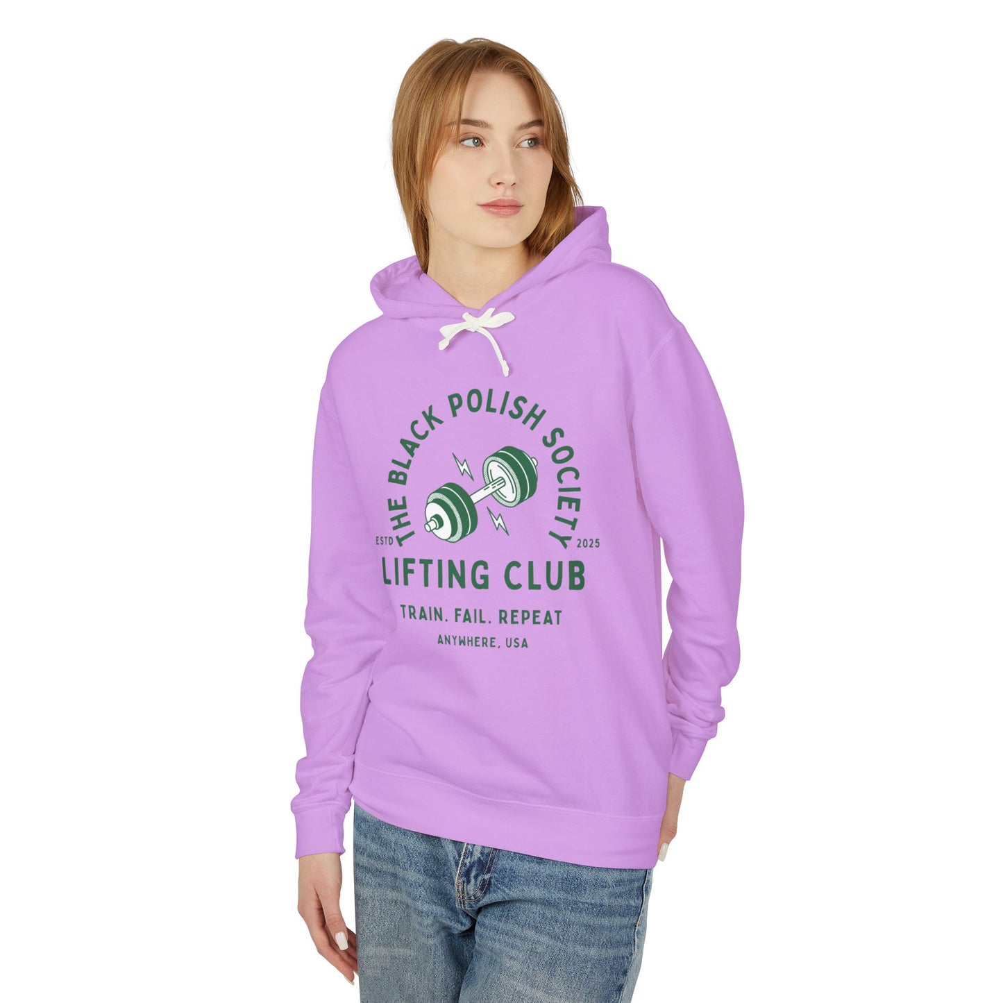 The Black Polish Society Lifting Club COMFY COTTON LINE Unisex Hoodie