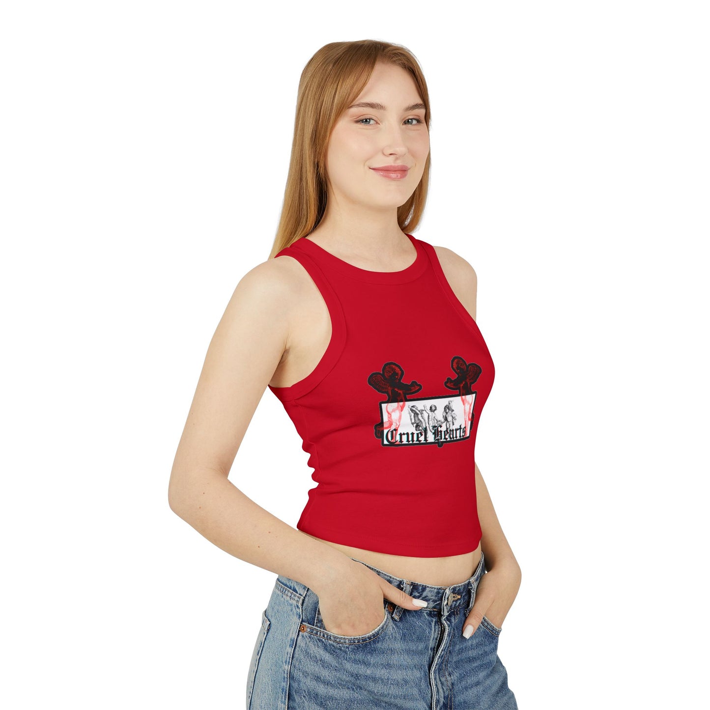 RED CROP TOP
