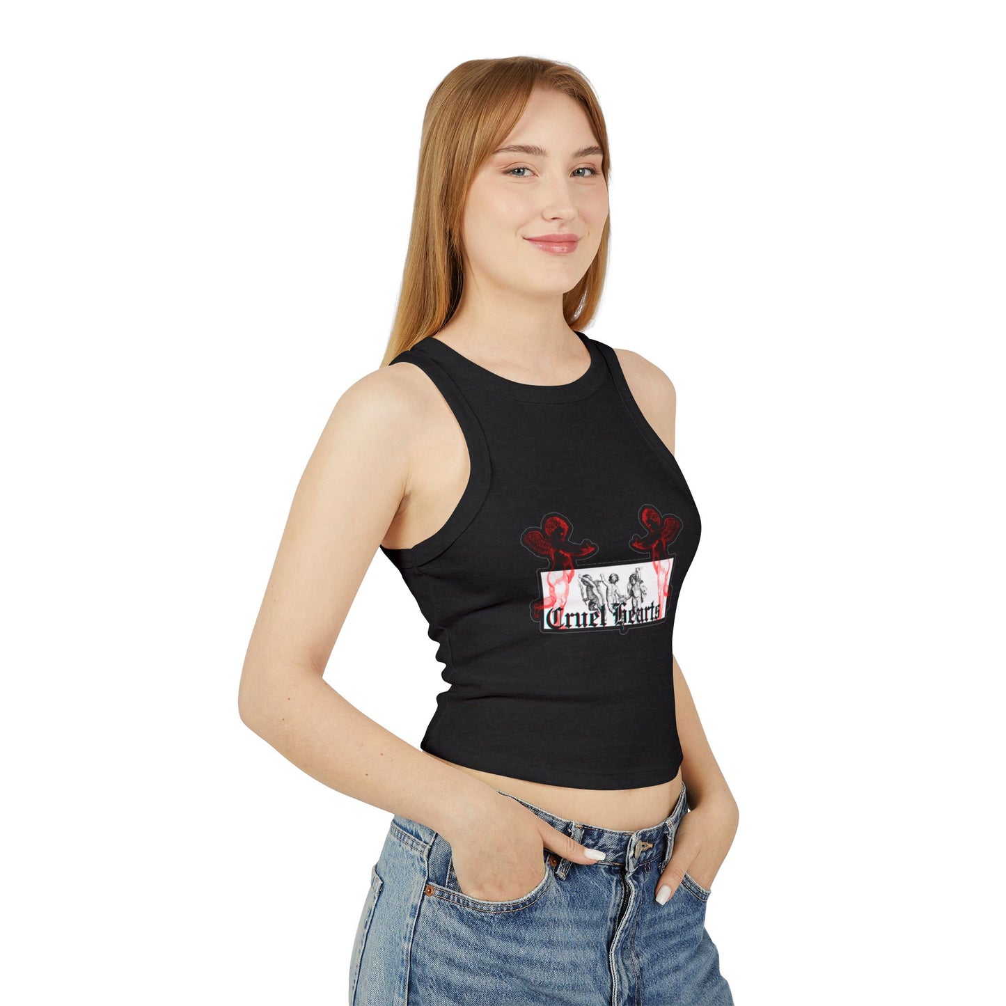 RED CROP TOP
