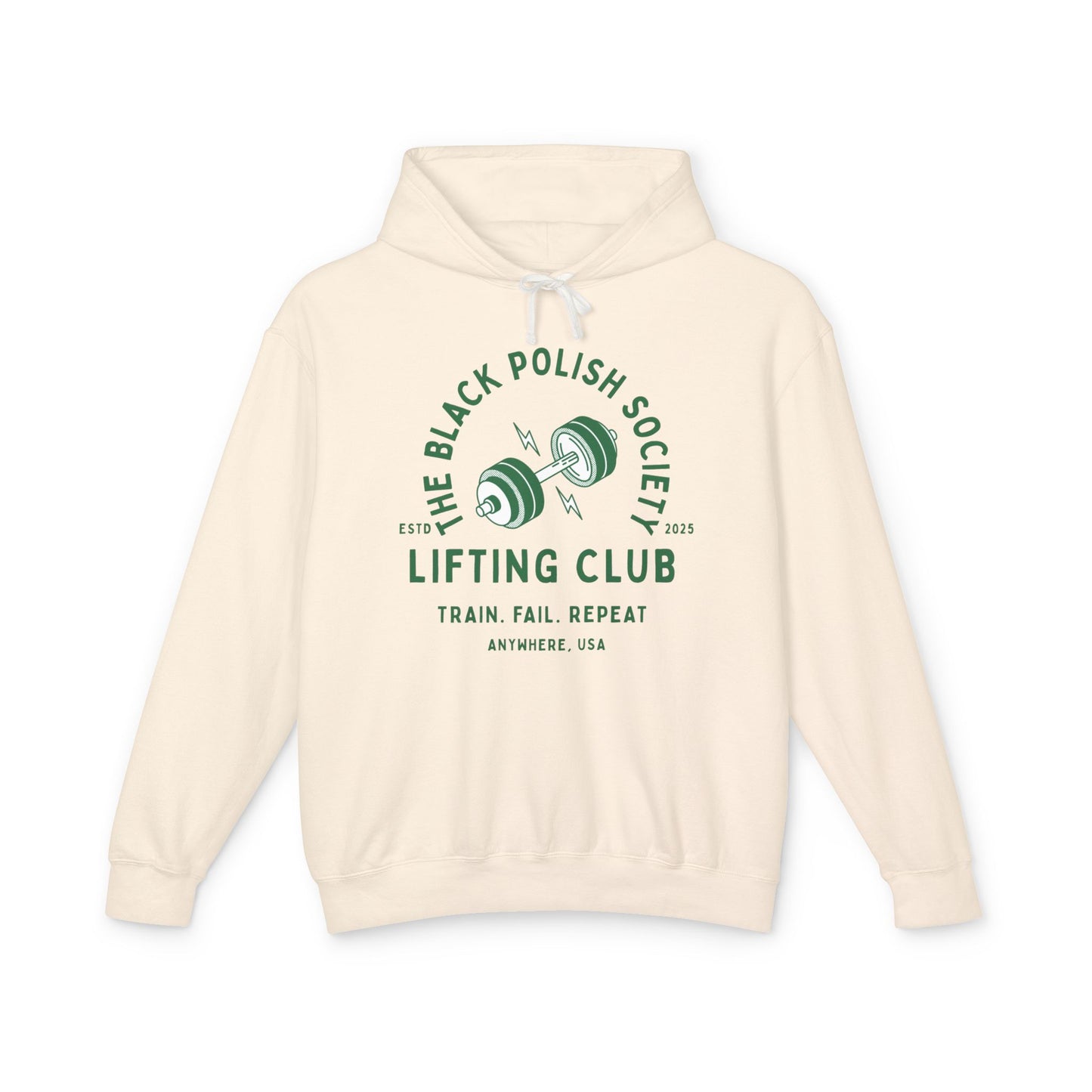 The Black Polish Society Lifting Club COMFY COTTON LINE Unisex Hoodie