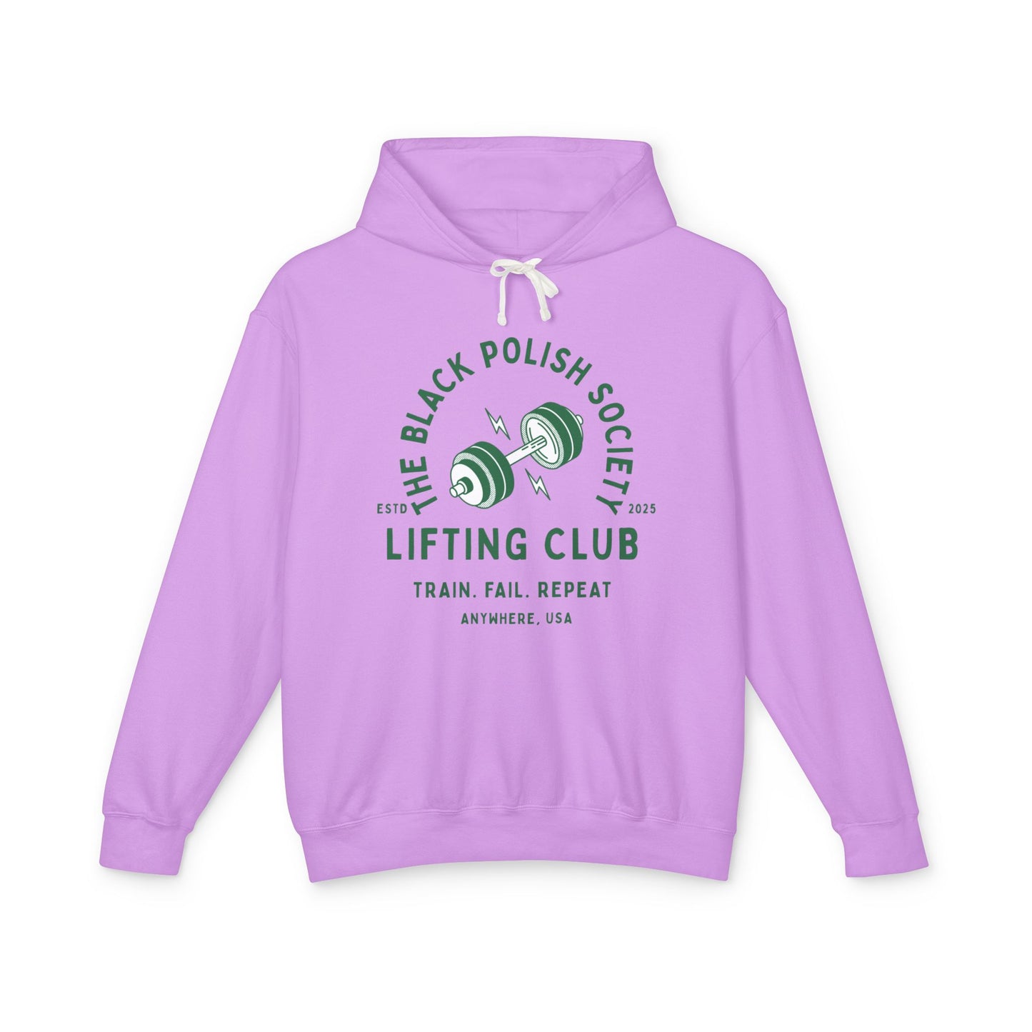 The Black Polish Society Lifting Club COMFY COTTON LINE Unisex Hoodie