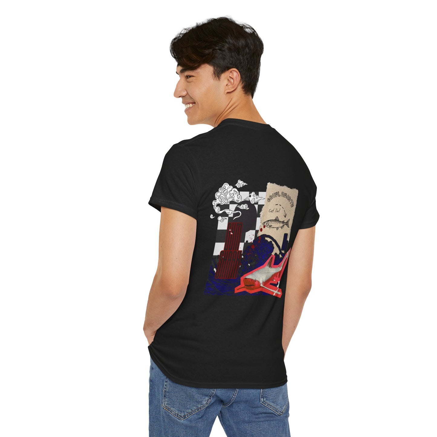 GYM SHARK TEE SHIRT