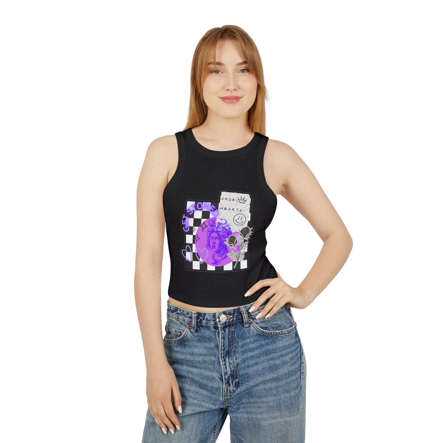 GET STONED CROP TOP
