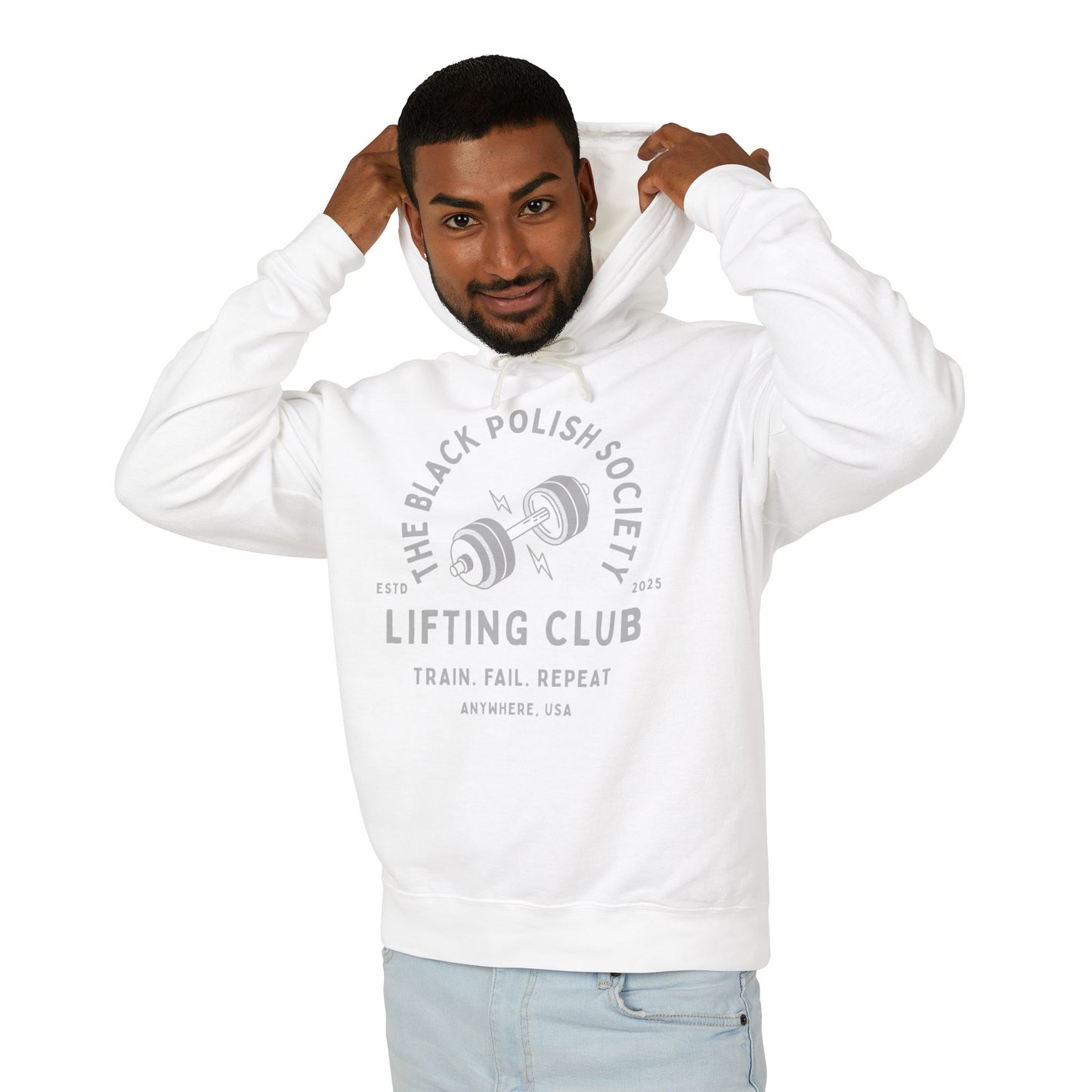 The Black Polish Society Lifting Club COMFY COTTON LINE Unisex Hoodie