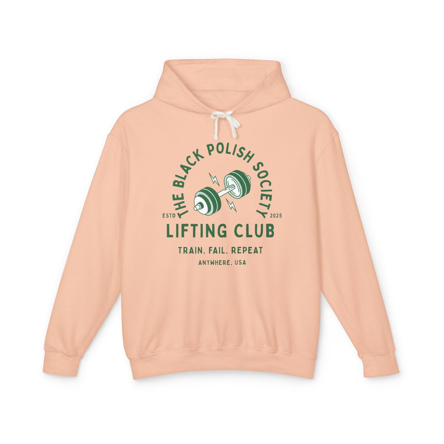 The Black Polish Society Lifting Club COMFY COTTON LINE Unisex Hoodie