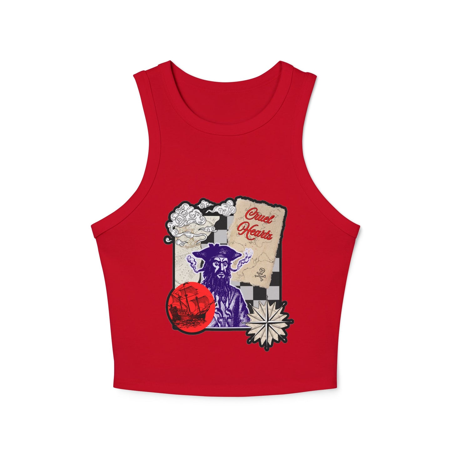 BLACK BEARD CROP TOP