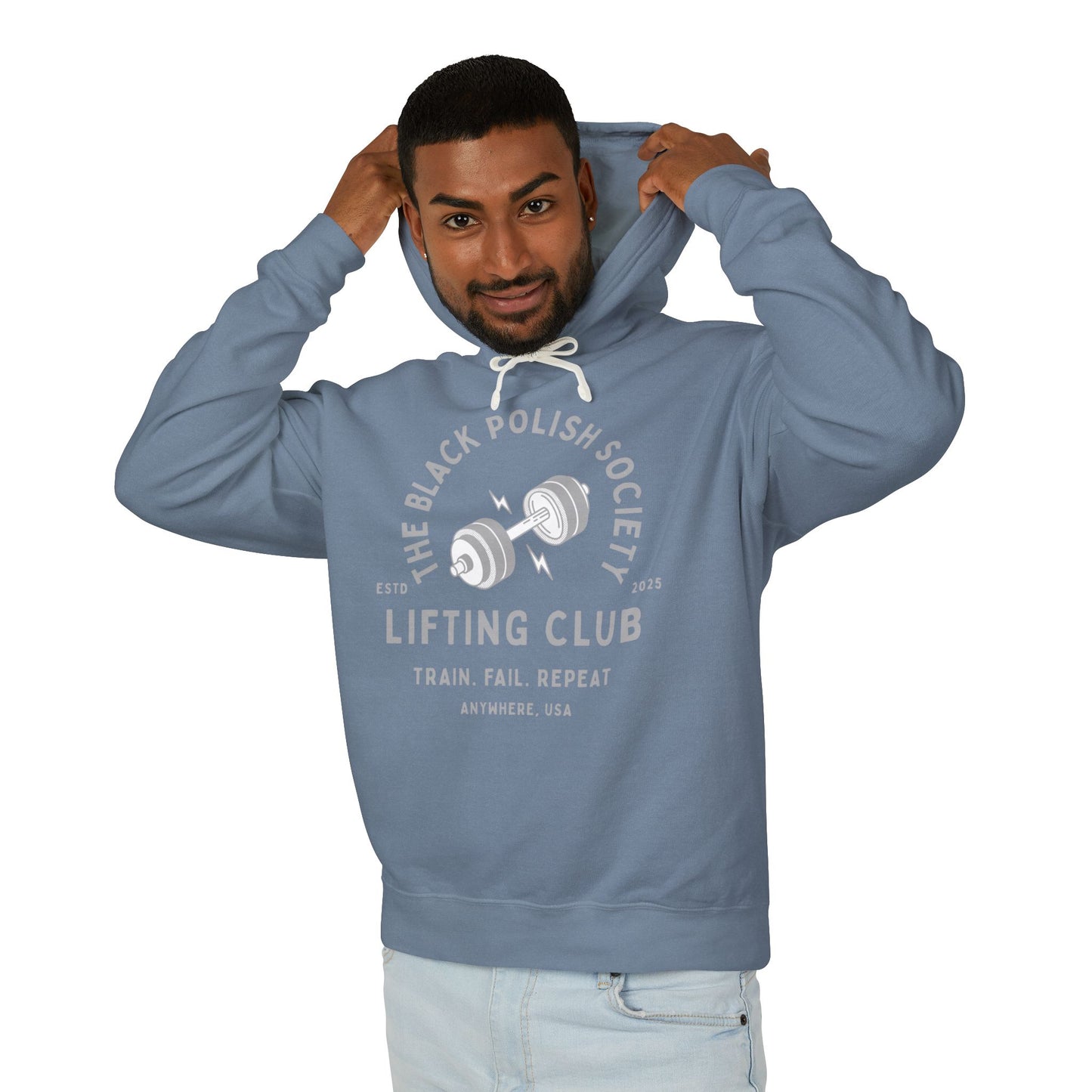 The Black Polish Society Lifting Club COMFY COTTON LINE Unisex Hoodie