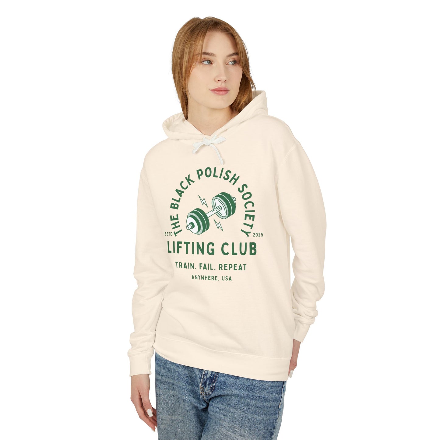 The Black Polish Society Lifting Club COMFY COTTON LINE Unisex Hoodie
