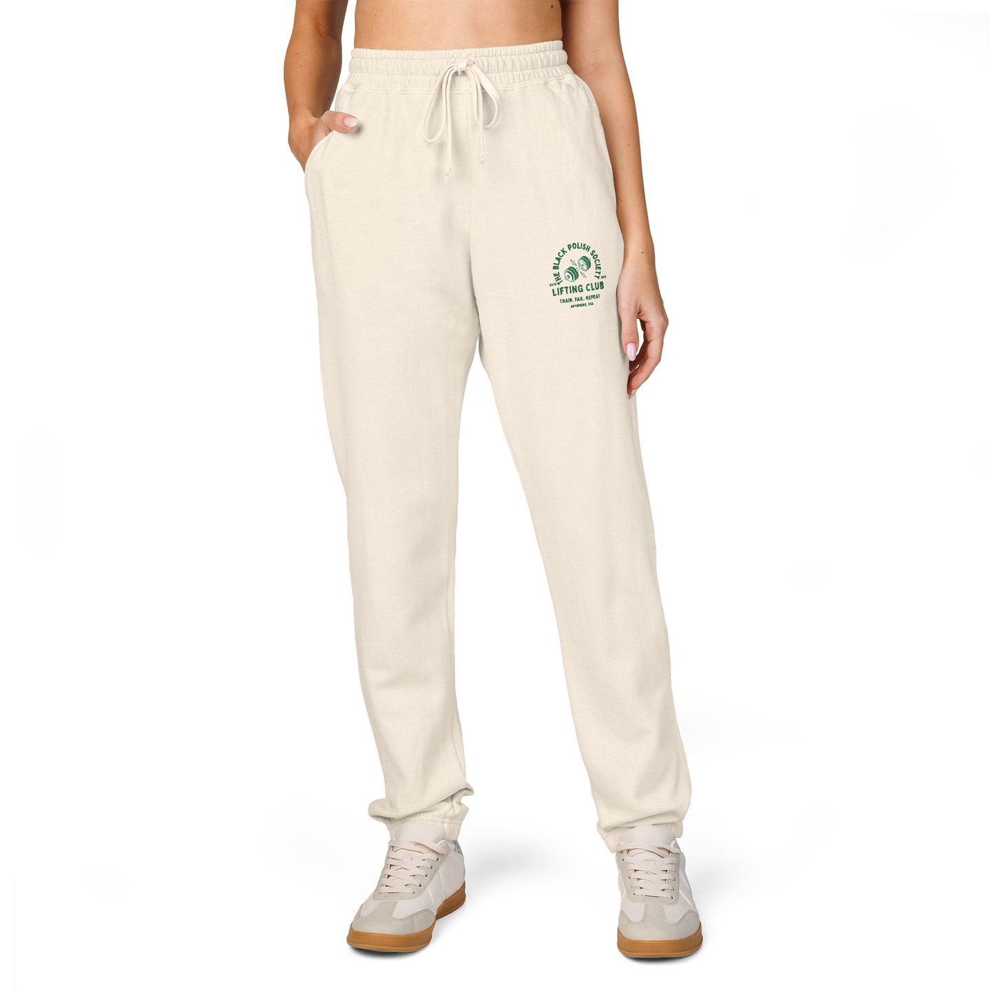 The Black Polish Society Lifting Club COMFY COTTON LINE Unisex Sweatpants