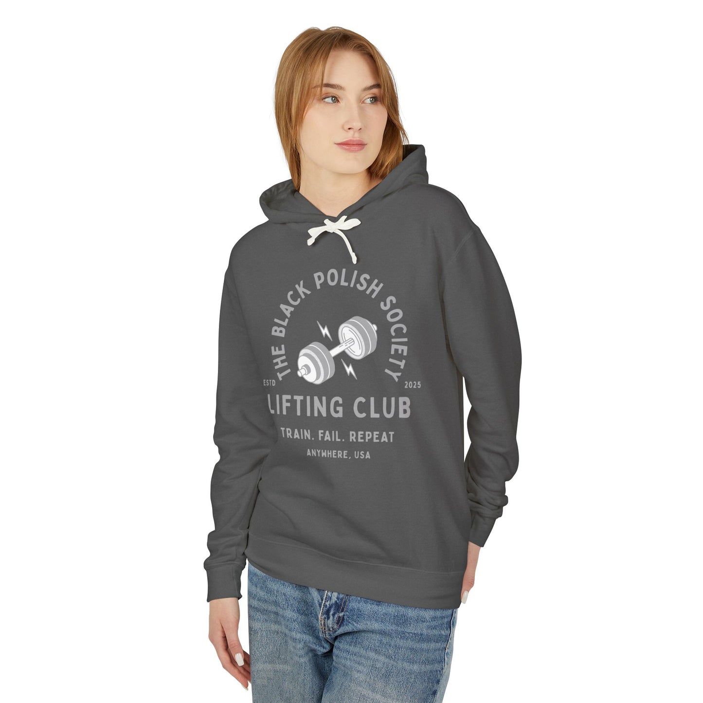 The Black Polish Society Lifting Club COMFY COTTON LINE Unisex Hoodie