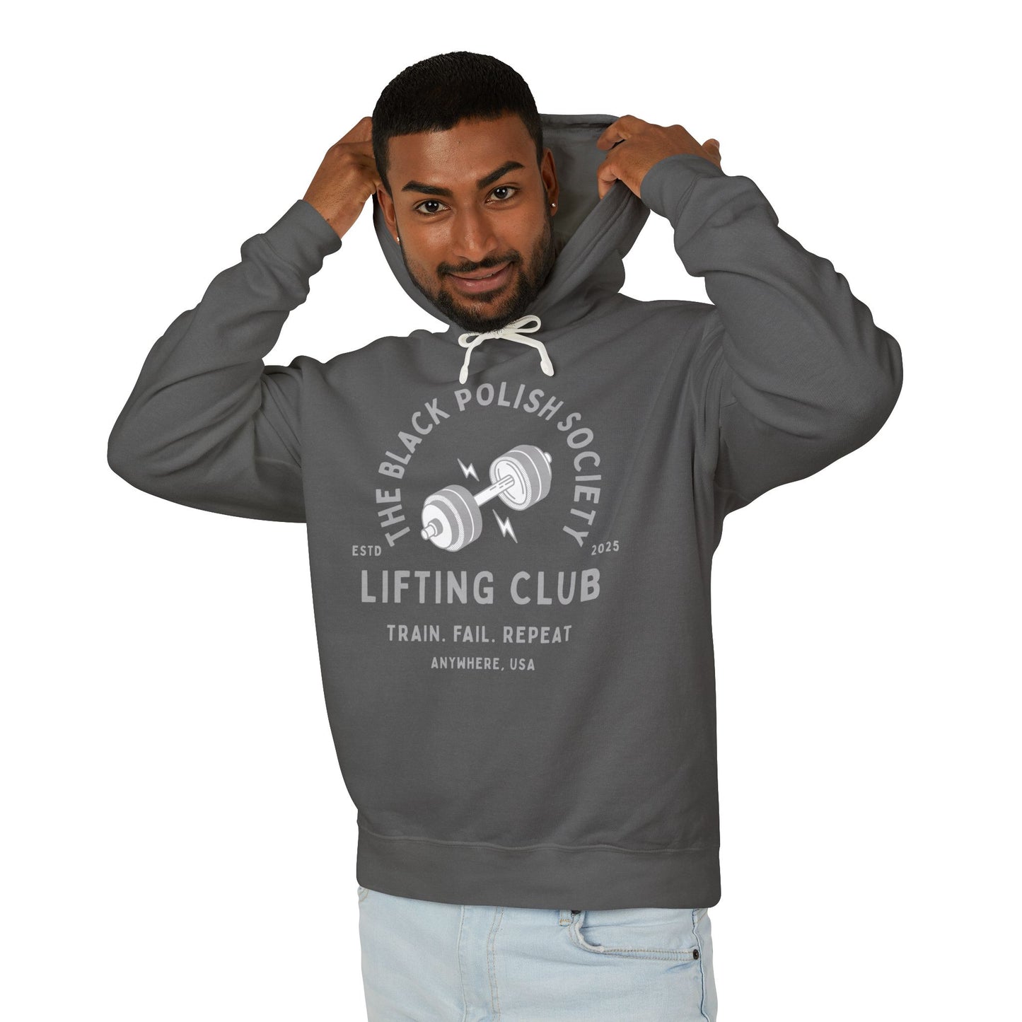 The Black Polish Society Lifting Club COMFY COTTON LINE Unisex Hoodie