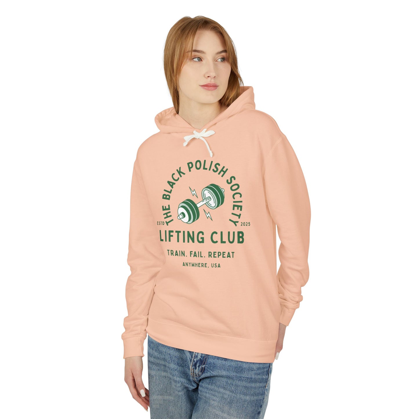 The Black Polish Society Lifting Club COMFY COTTON LINE Unisex Hoodie