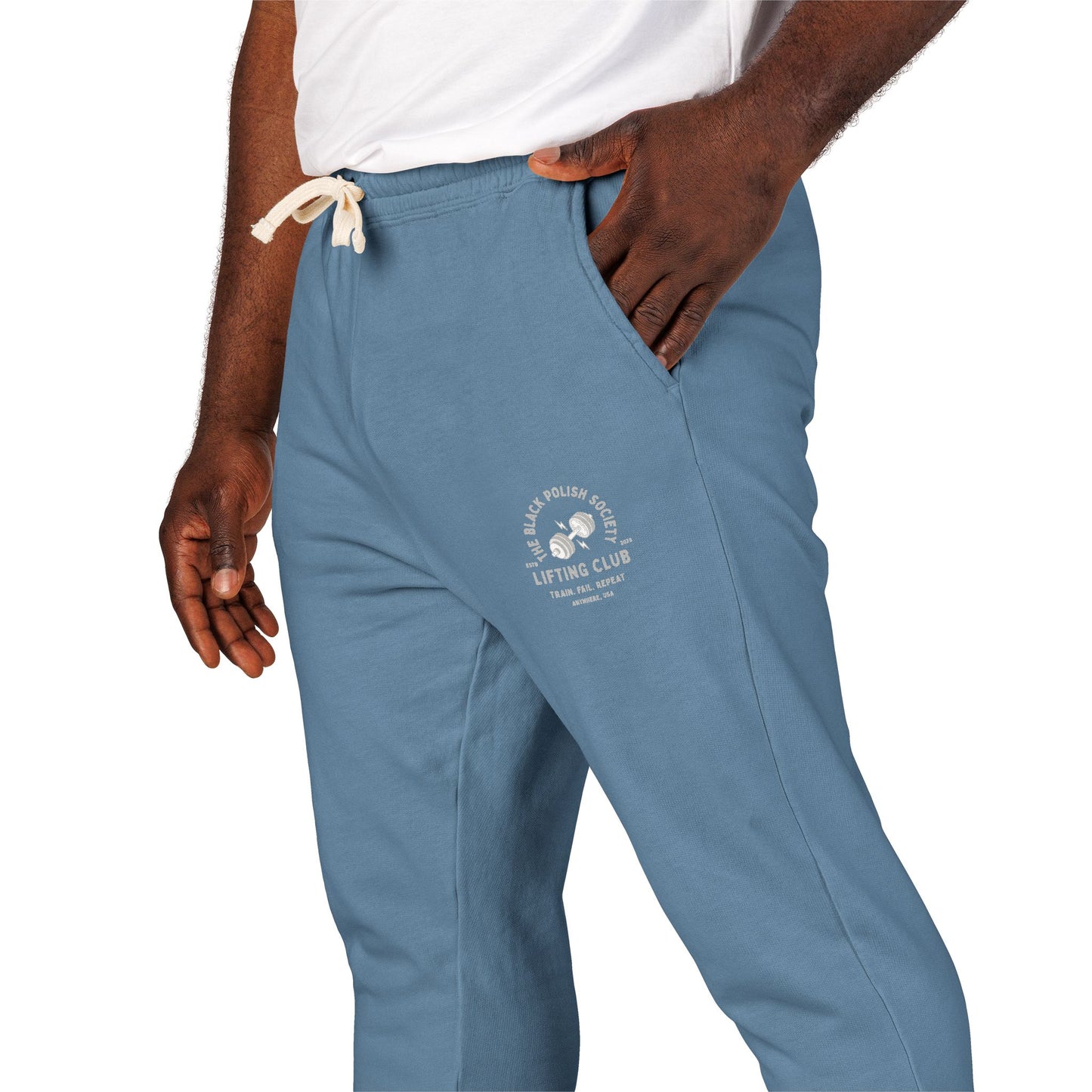 The Black Polish Society Lifting Club COMFY COTTON LINE Unisex Sweatpants