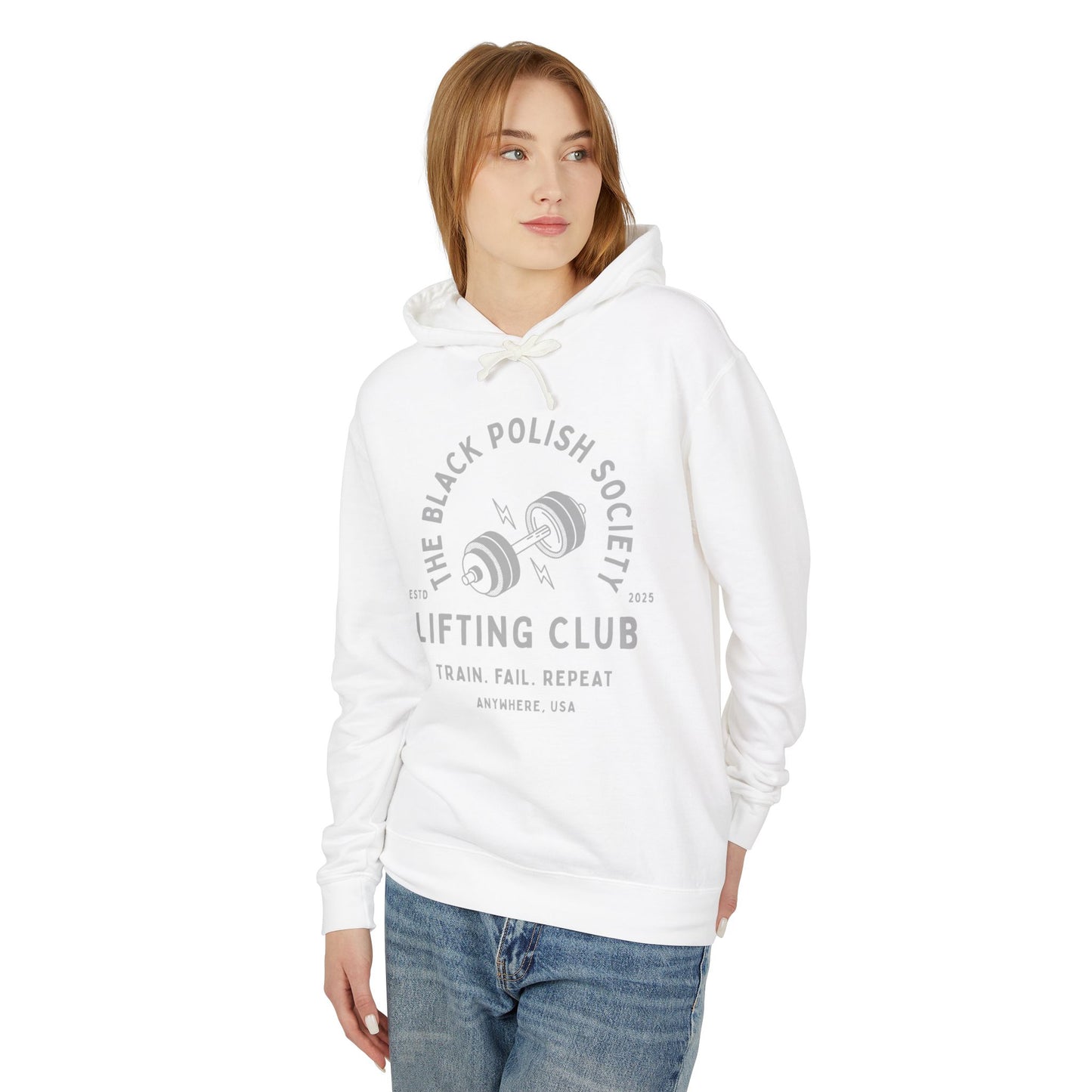 The Black Polish Society Lifting Club COMFY COTTON LINE Unisex Hoodie