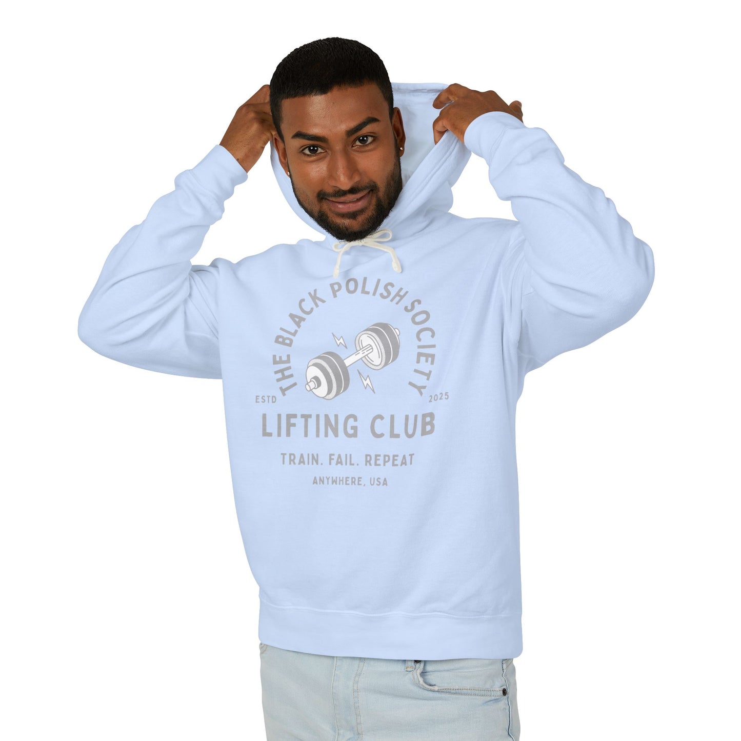 The Black Polish Society Lifting Club COMFY COTTON LINE Unisex Hoodie