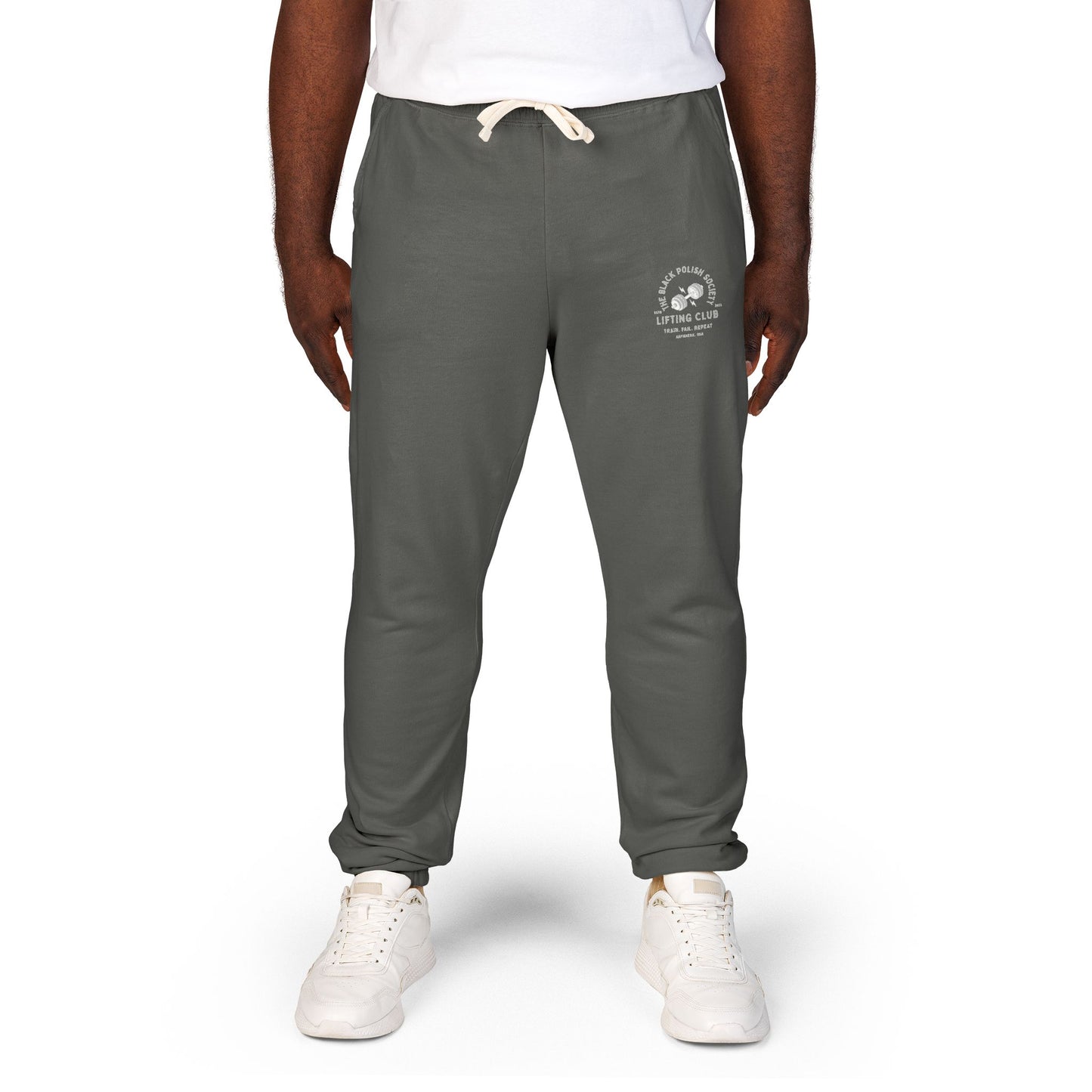 The Black Polish Society Lifting Club COMFY COTTON LINE Unisex Sweatpants