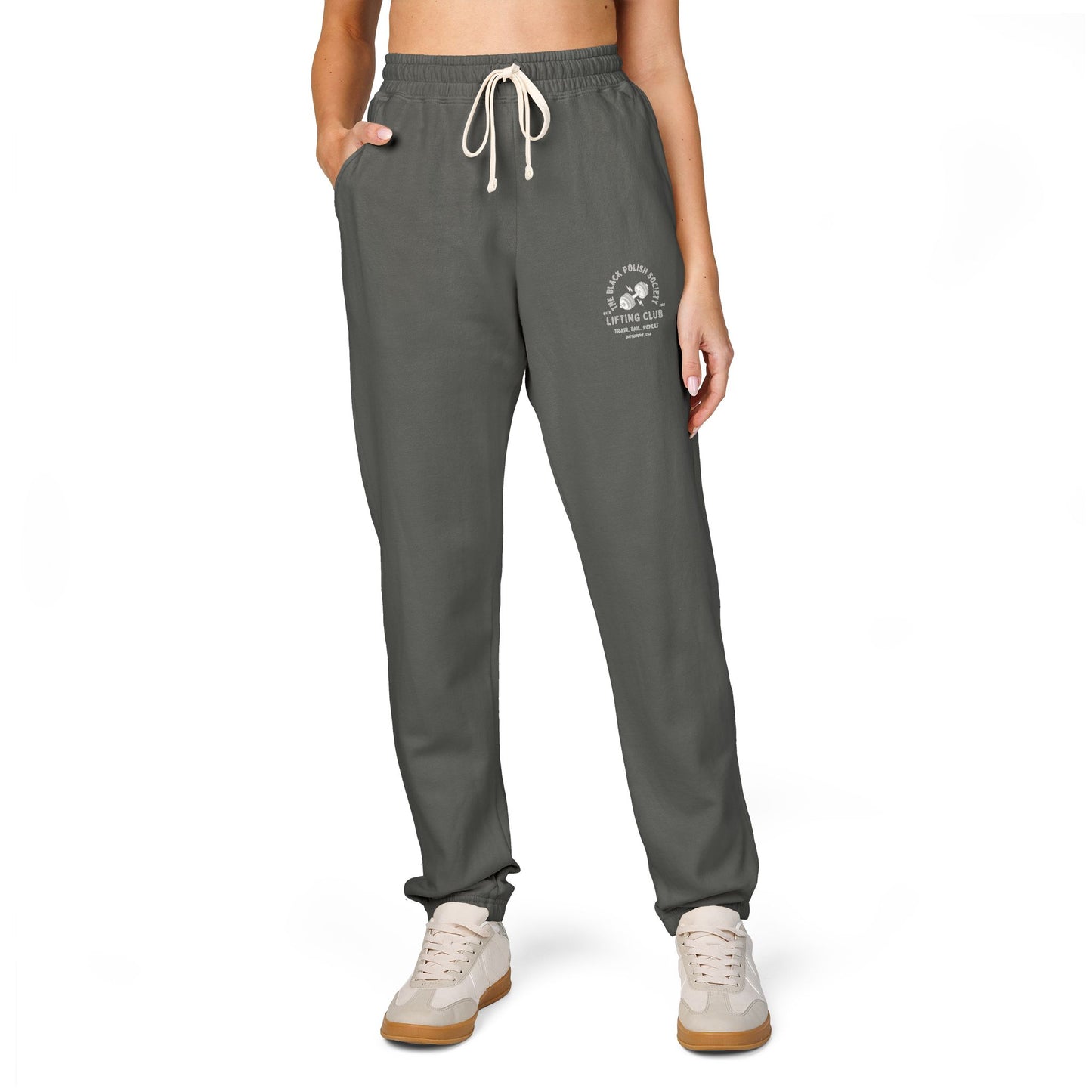 The Black Polish Society Lifting Club COMFY COTTON LINE Unisex Sweatpants