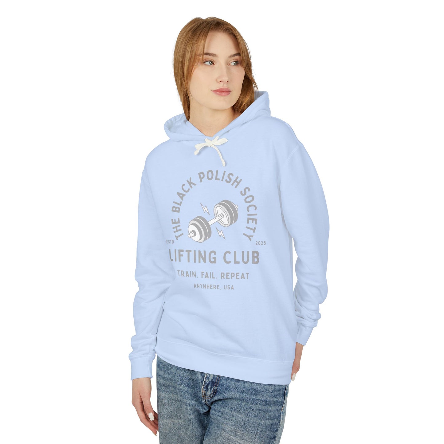 The Black Polish Society Lifting Club COMFY COTTON LINE Unisex Hoodie