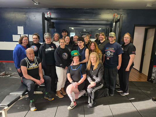 Powerlifters at the end of the day
