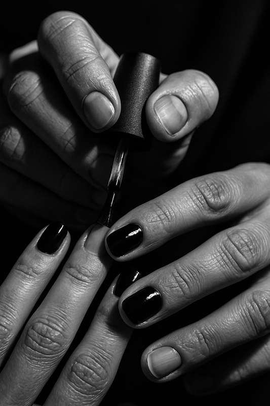 Black nail polish as a symbol of authenticity—the origin story of The Black Polish Society, a collective marketplace for independent artists, writers, and small businesses.
