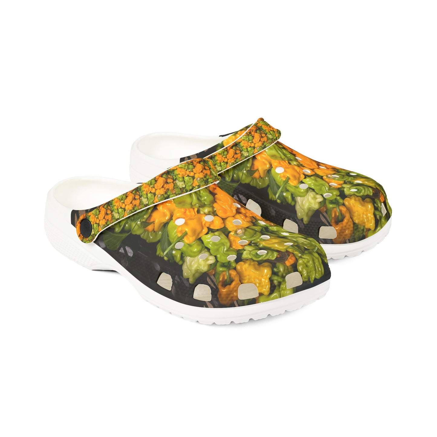 Flowers Feed Folks Pepper Garden Clogs