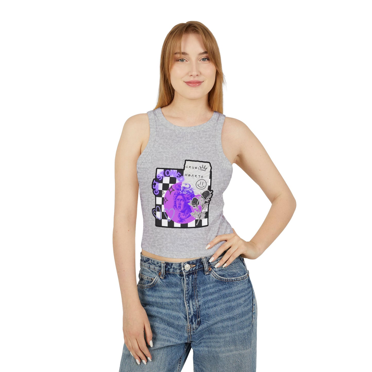 GET STONED CROP TOP