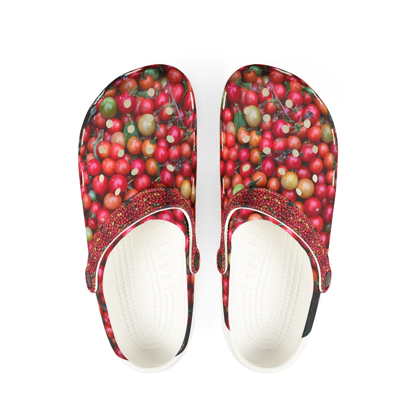 Flowers Feed Folks Tomato Garden Clogs