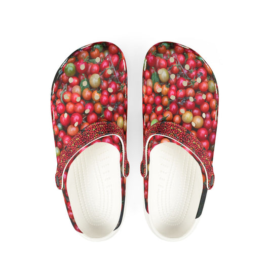 Flowers Feed Folks Tomato Garden Clogs