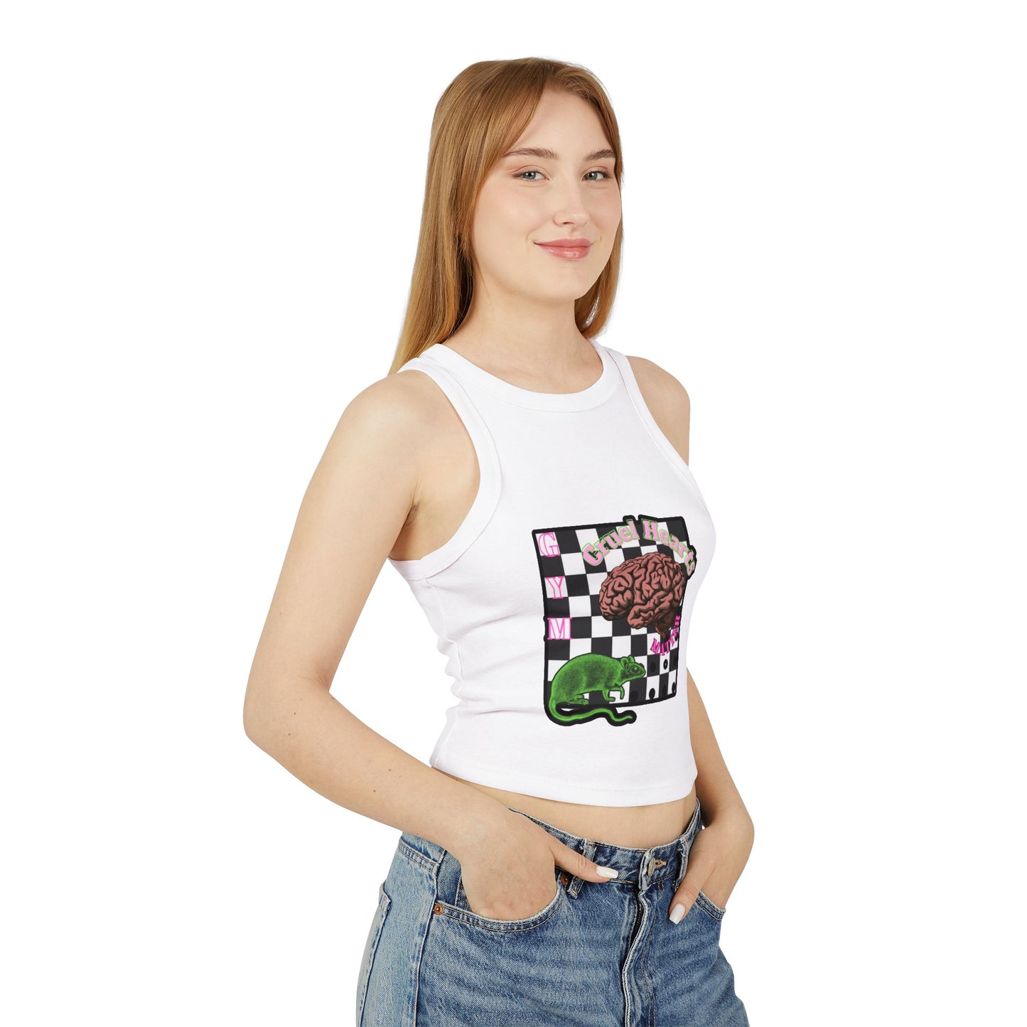 GYM RAT CROP TOP