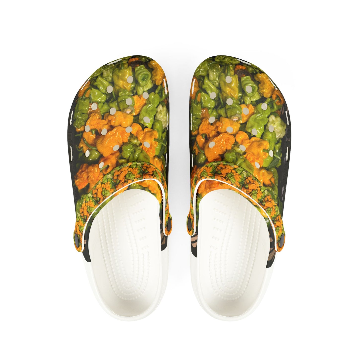 Flowers Feed Folks Pepper Garden Clogs