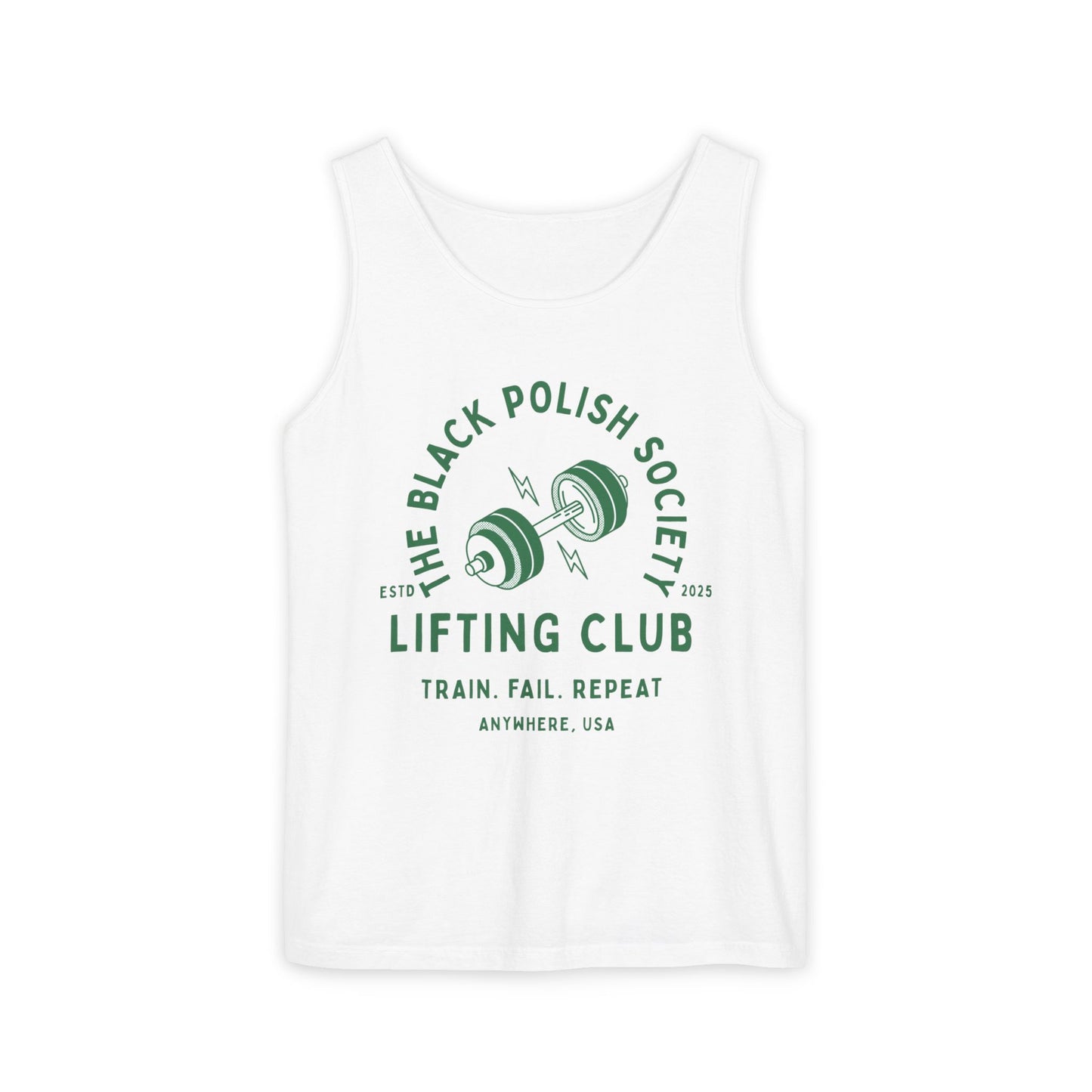The Black Polish Society Lifting Club COMFY COTTON LINE Unisex Tank Top