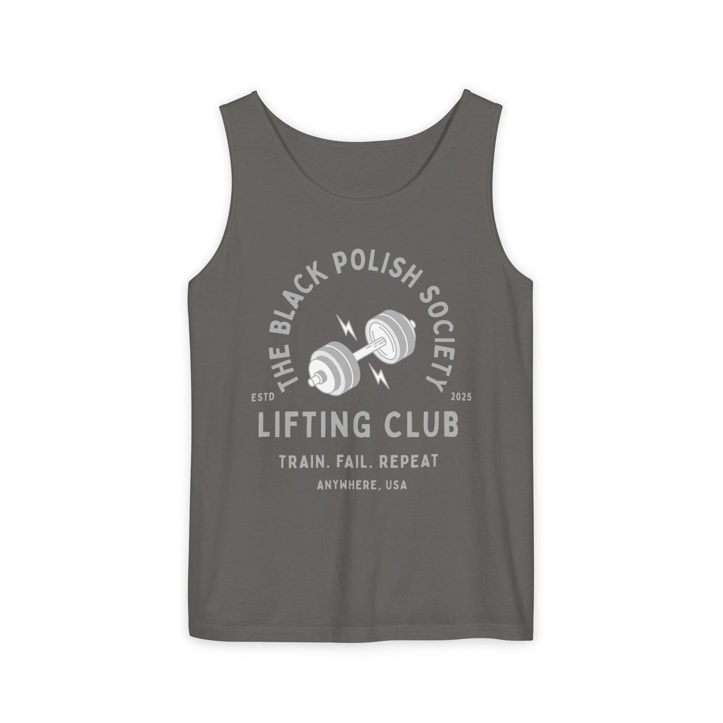 The Black Polish Society Lifting Club COMFY COTTON LINE Unisex Tank Top