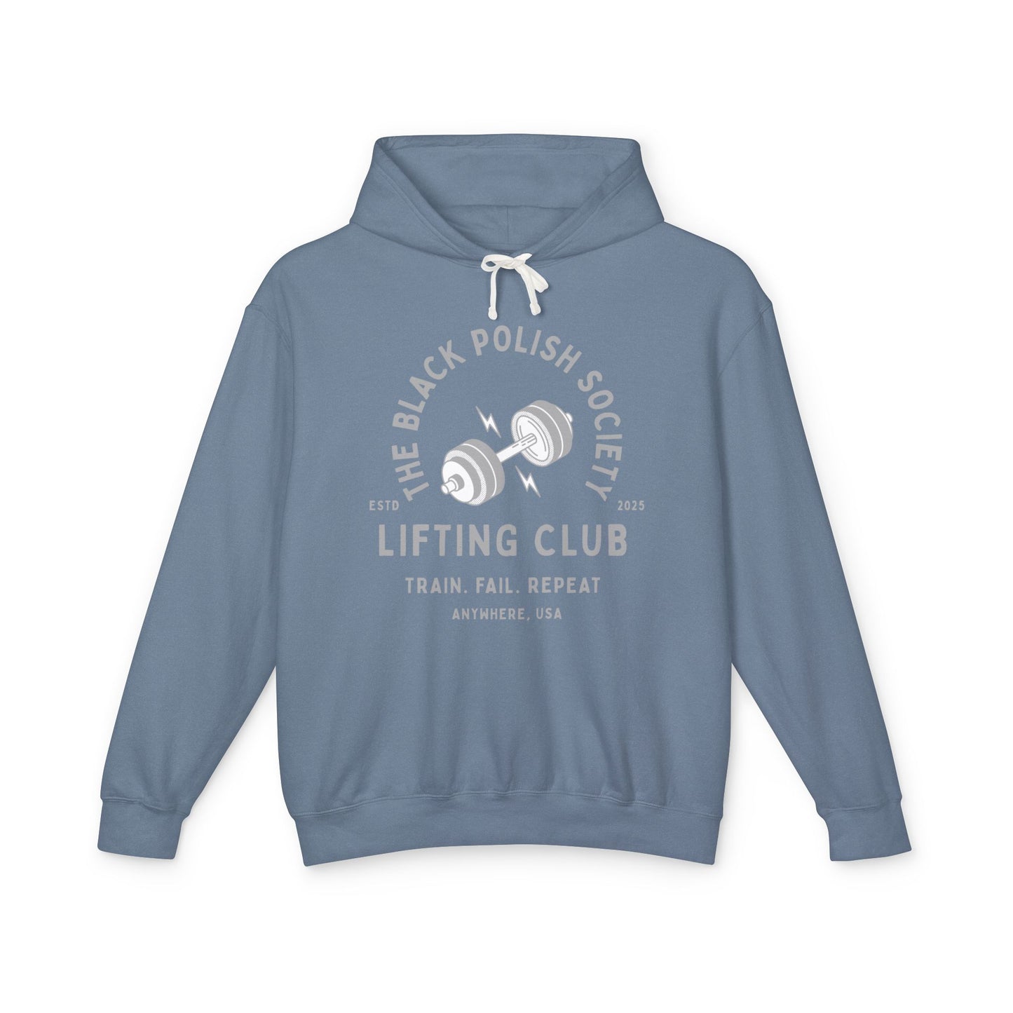 The Black Polish Society Lifting Club COMFY COTTON LINE Unisex Hoodie