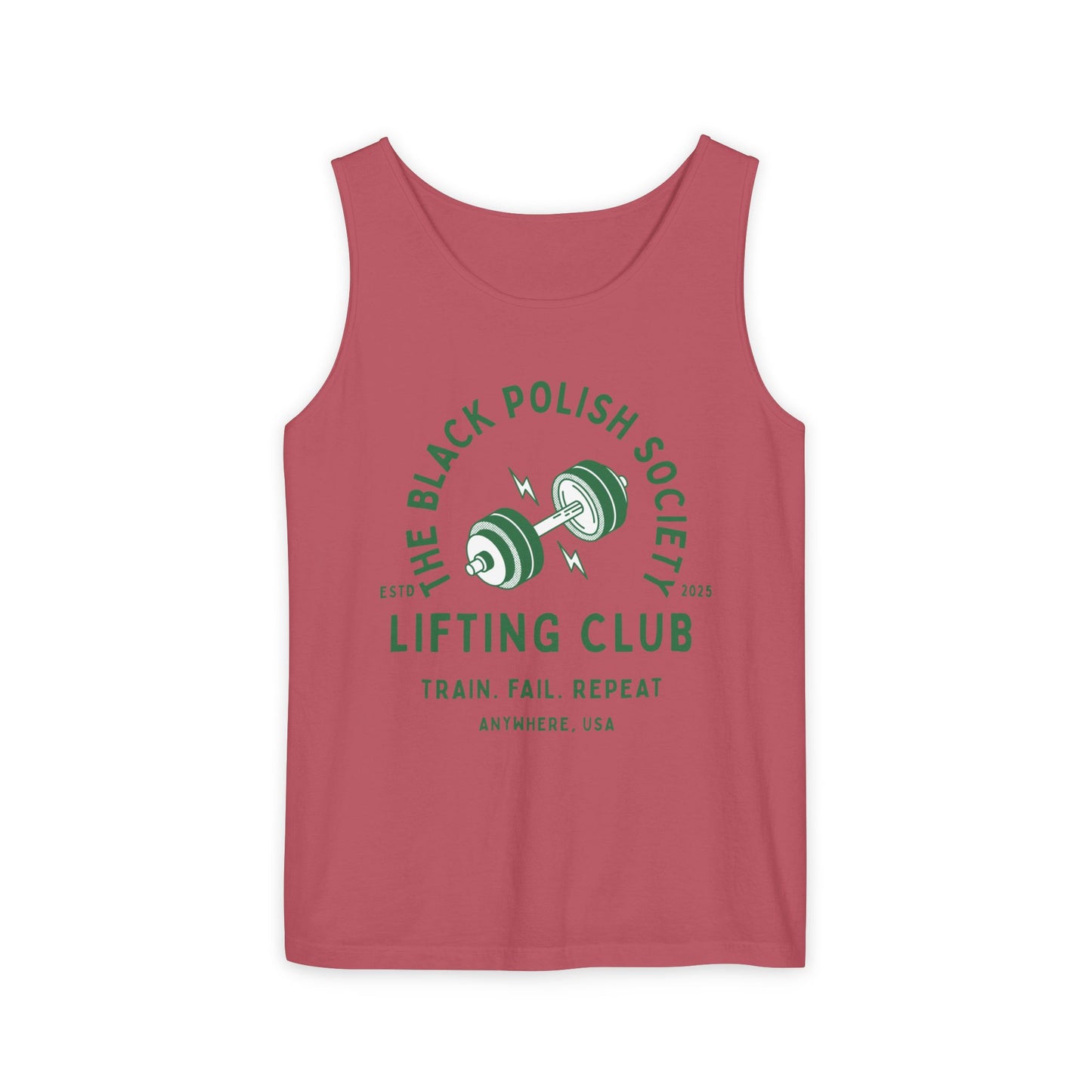 The Black Polish Society Lifting Club COMFY COTTON LINE Unisex Tank Top