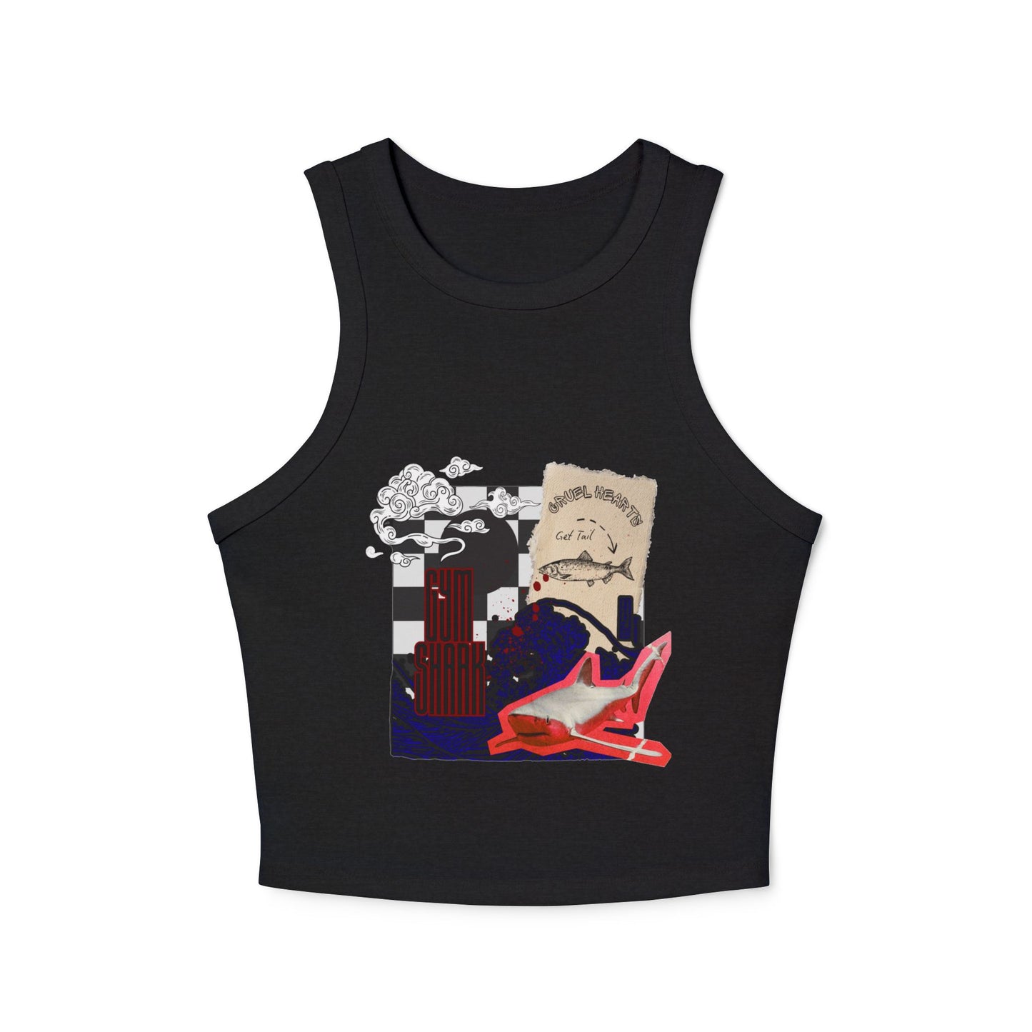 GYM SHARK CROP TOP
