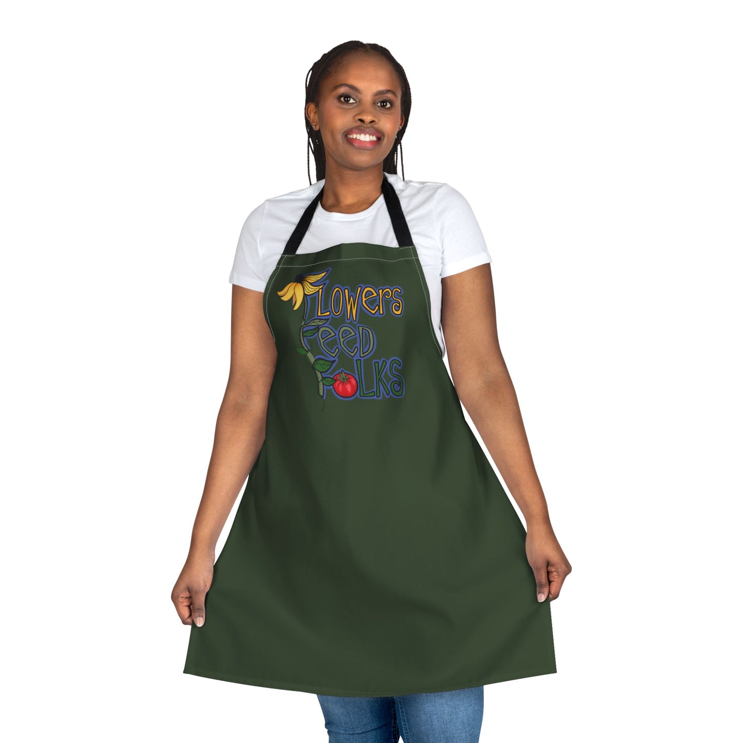 Flower Feed Folks Kitchen or Gardening Apron