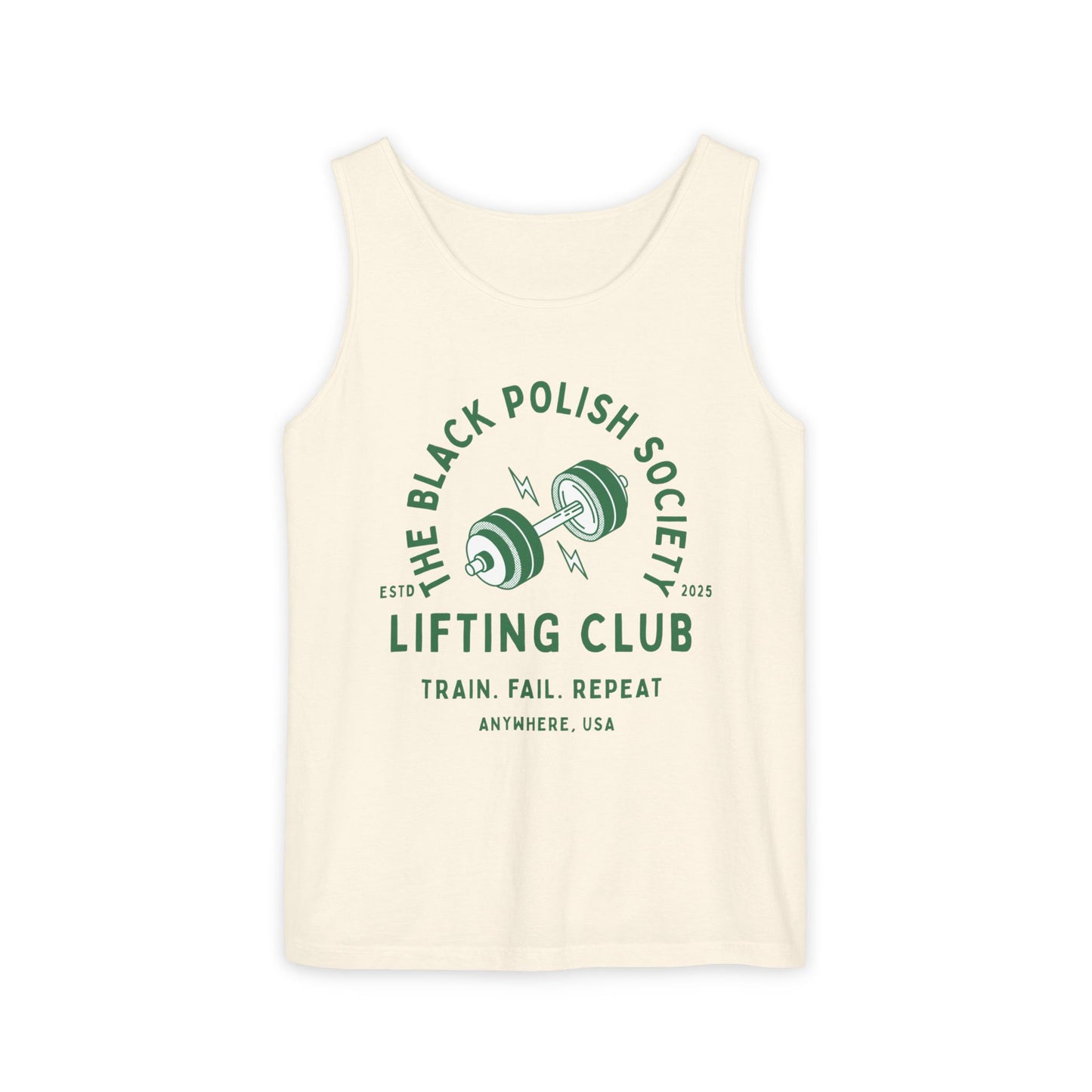 The Black Polish Society Lifting Club COMFY COTTON LINE Unisex Tank Top