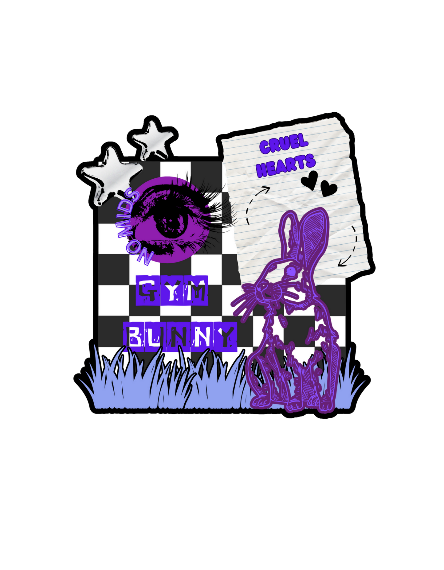 GYM BUNNY TEE SHIRT