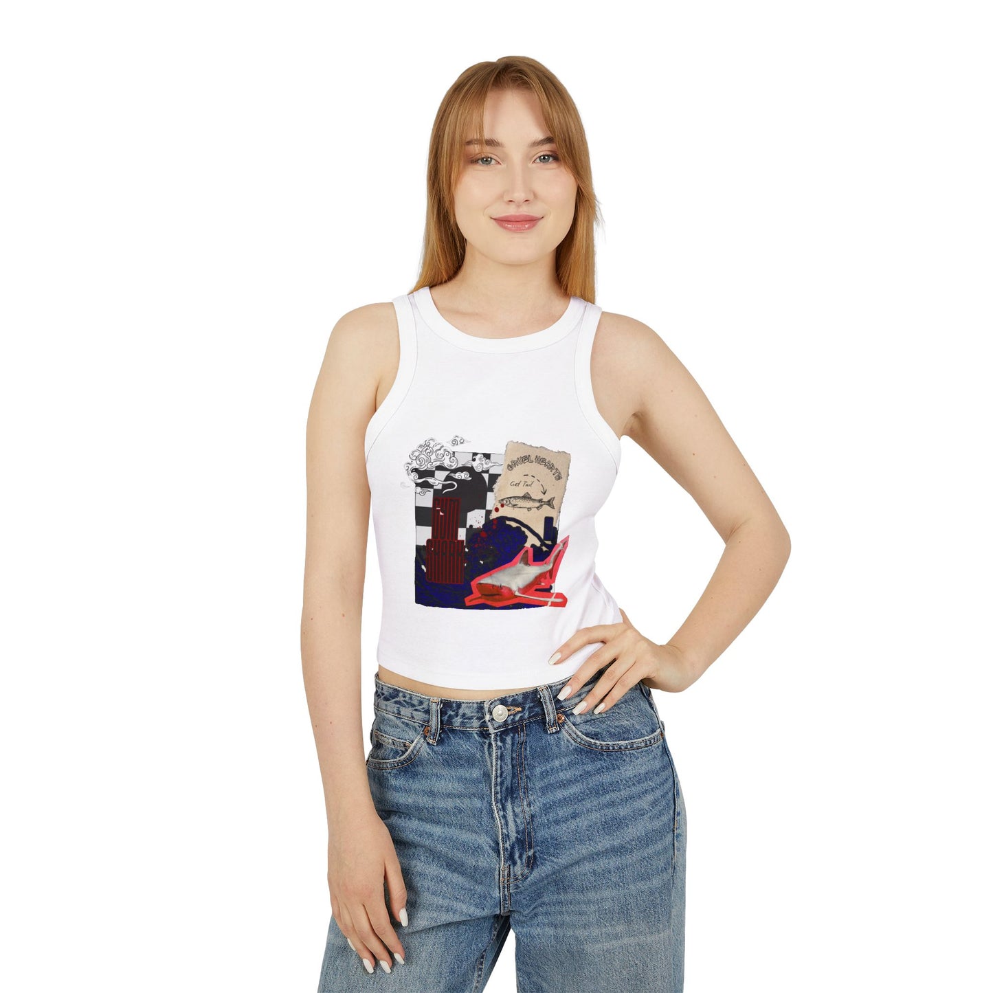 GYM SHARK CROP TOP