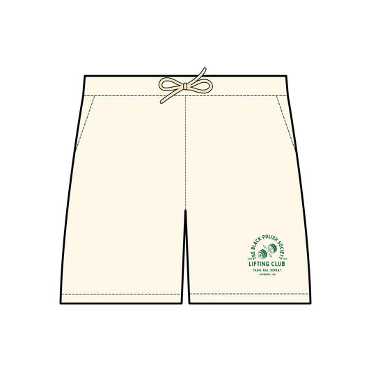 The Black Polish Society Lifting Club COMFY COTTON LINE Unisex Sweat Shorts