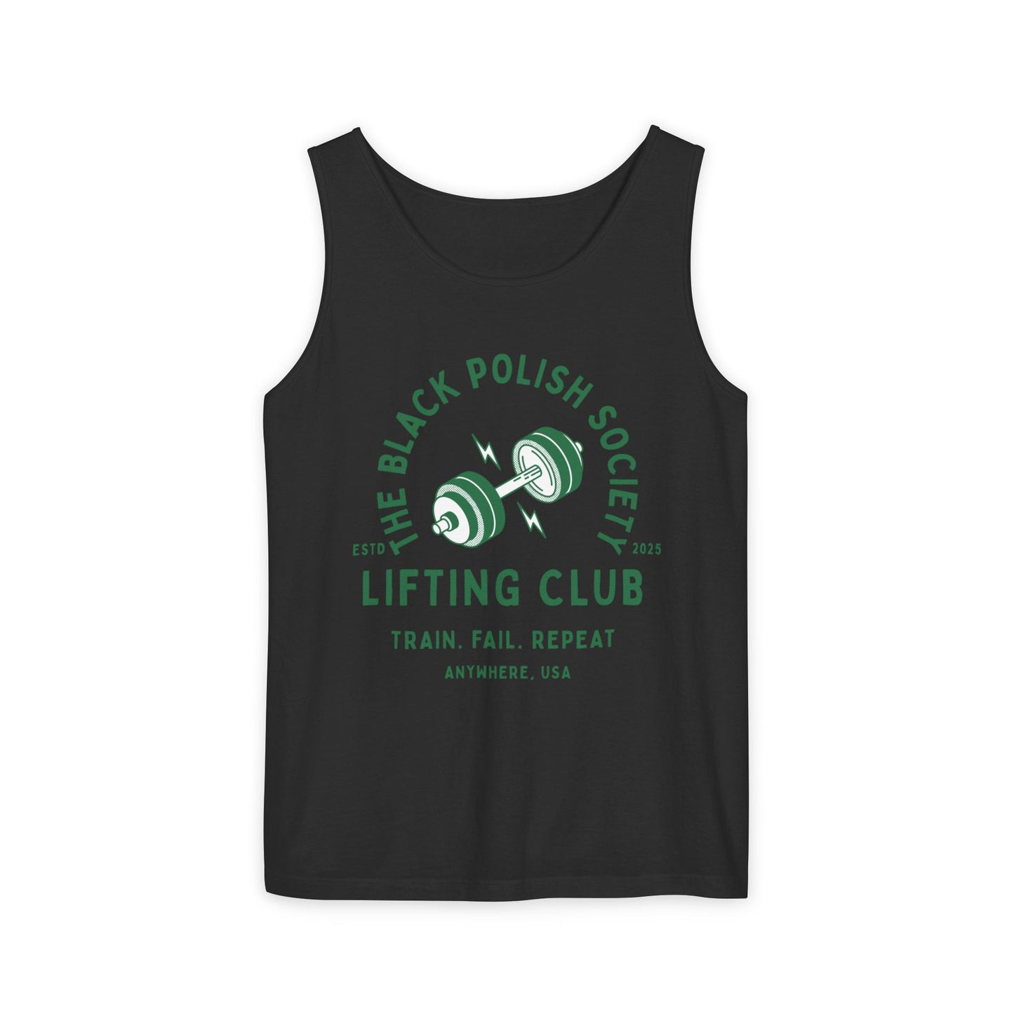 The Black Polish Society Lifting Club COMFY COTTON LINE Unisex Tank Top