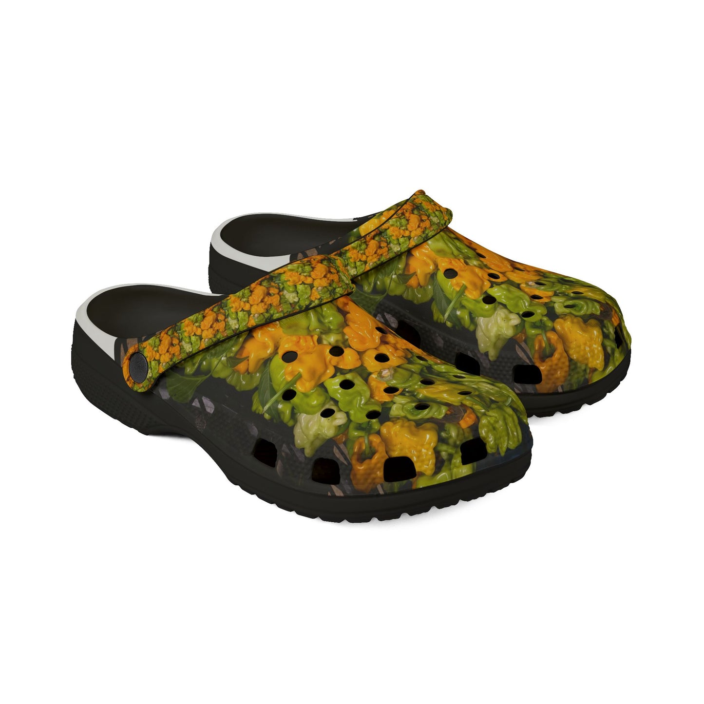 Flowers Feed Folks Pepper Garden Clogs