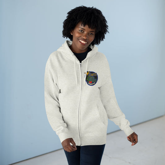 Flowers Feed Folks Zip Hoodie