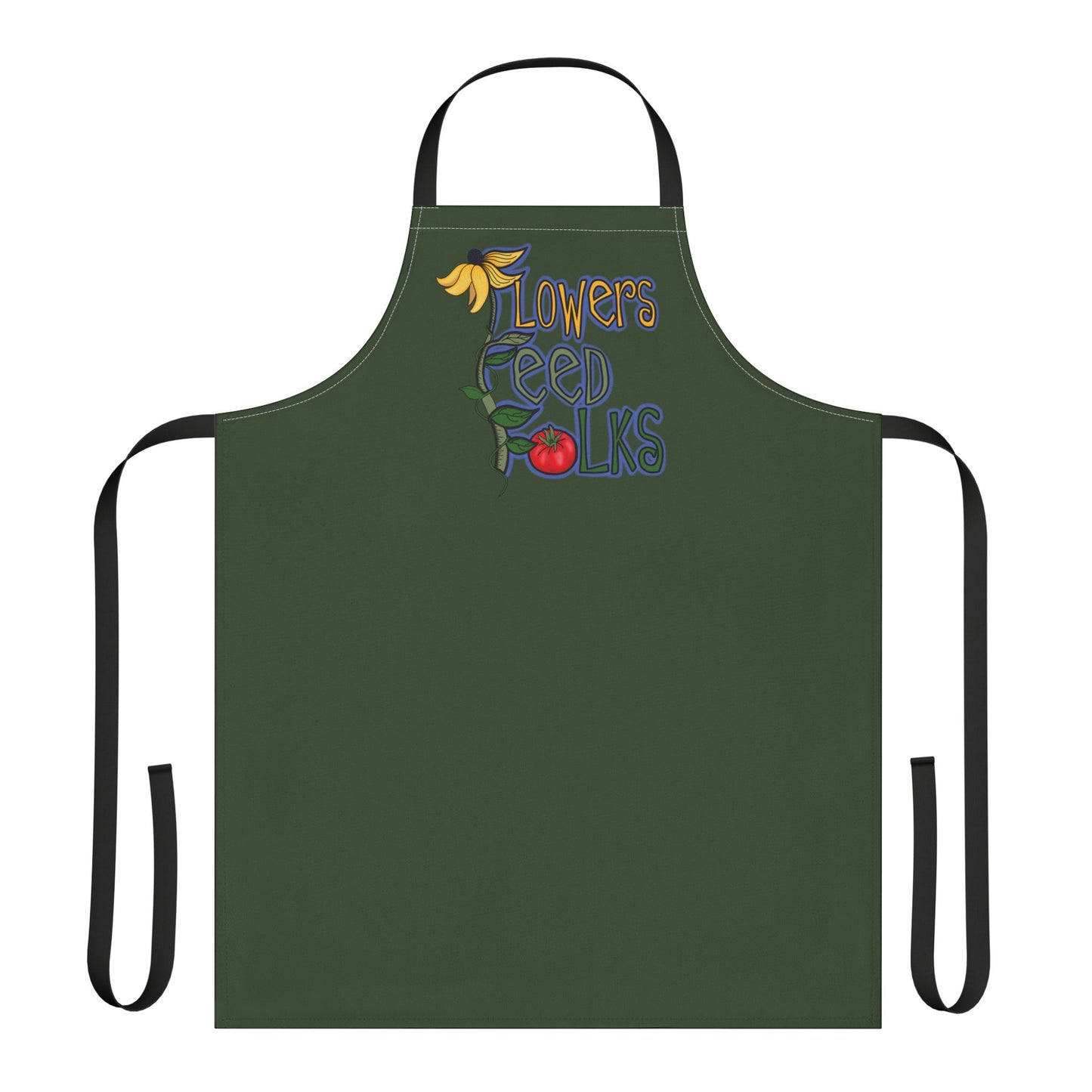 Flower Feed Folks Kitchen or Gardening Apron