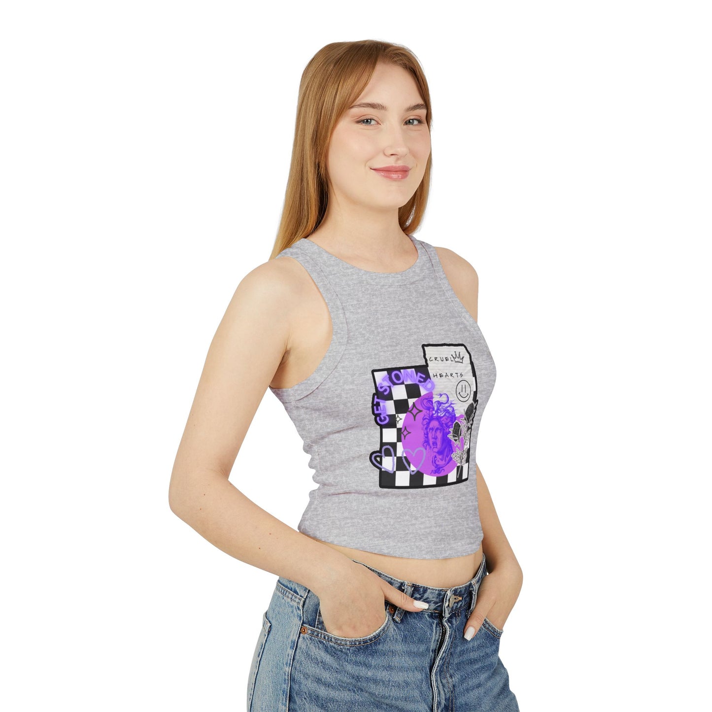 GET STONED CROP TOP
