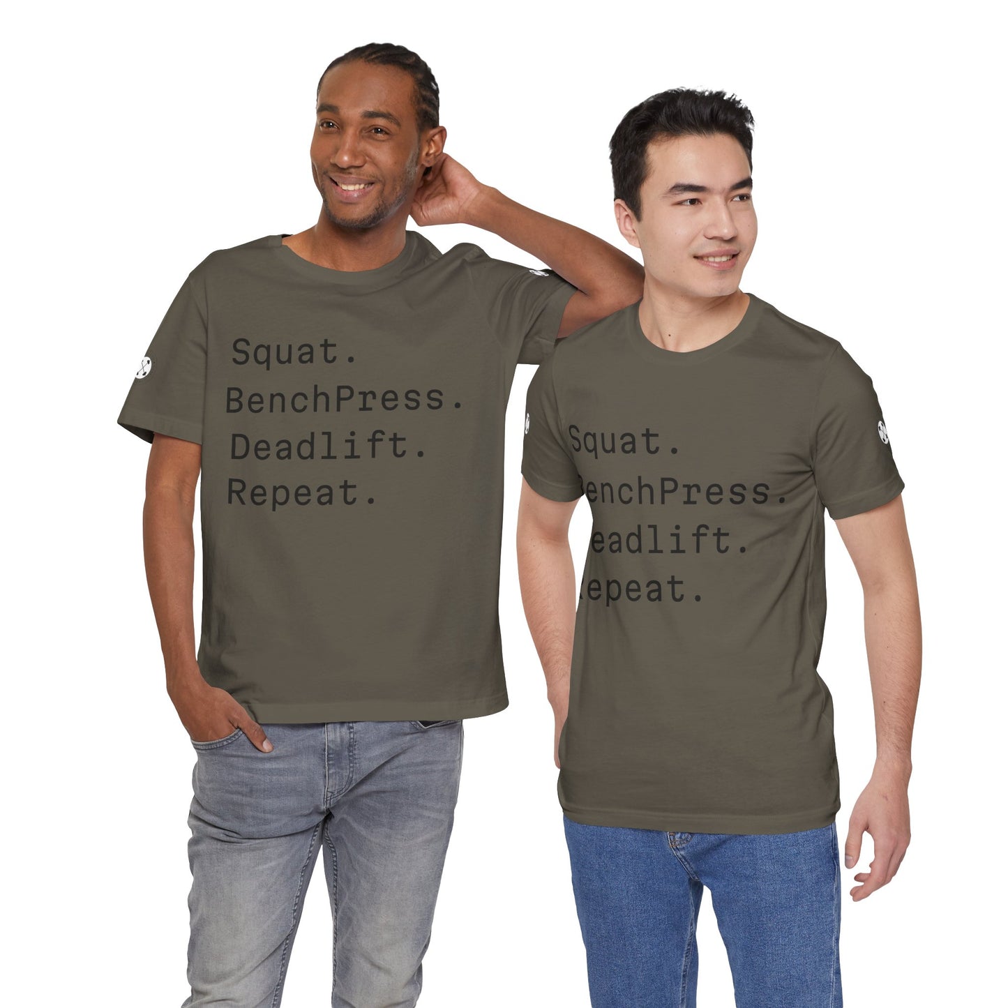 SQUAT, BENCH, DEADLIFT, REPEAT TSHIRT
