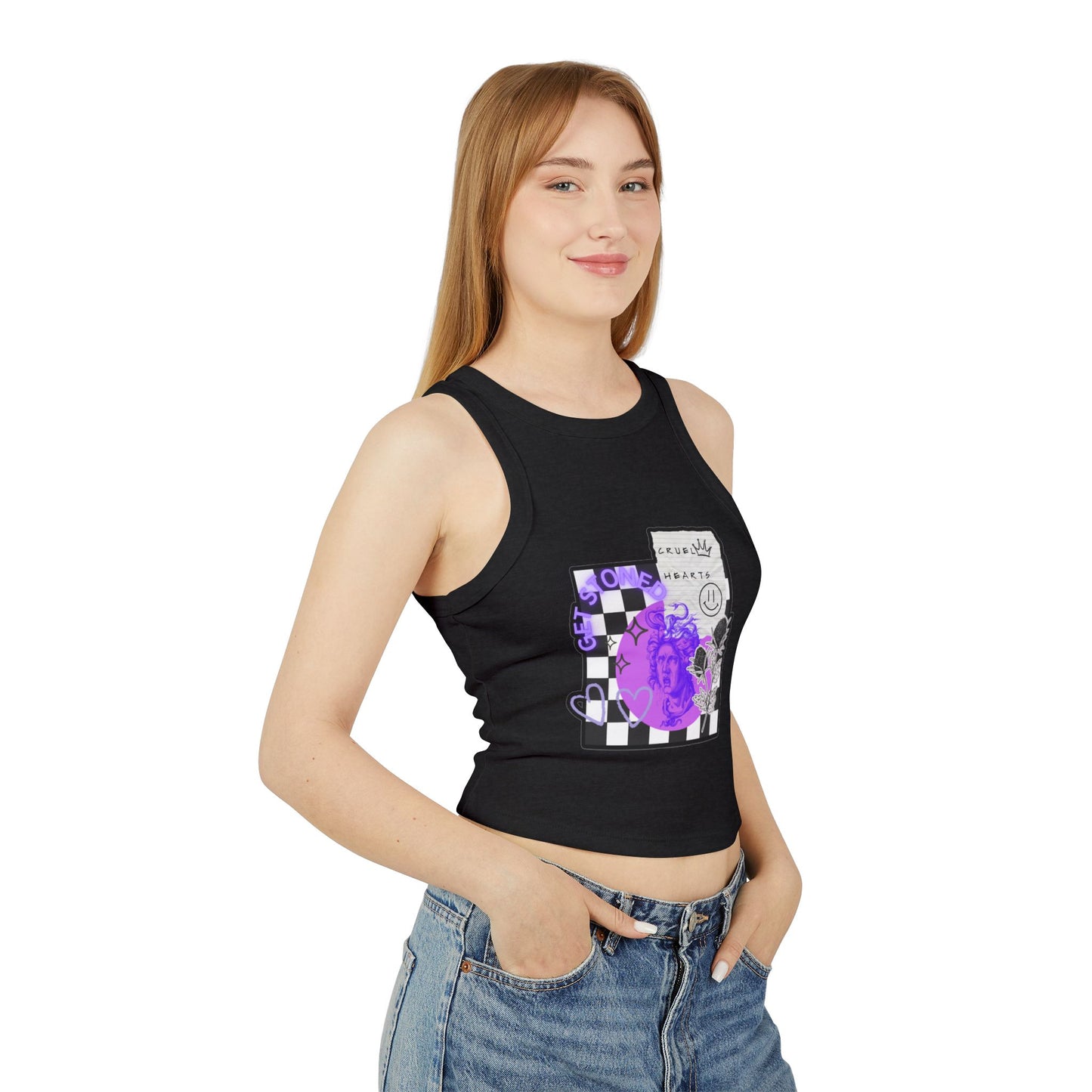 GET STONED CROP TOP