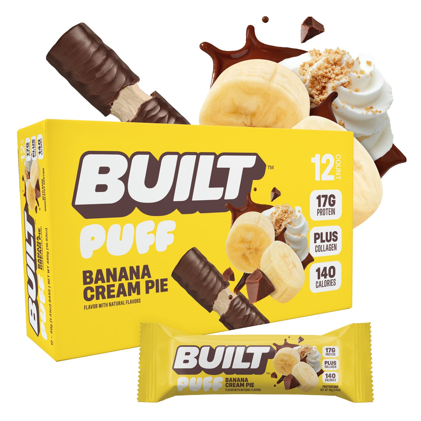 Banana Cream Pie Puff